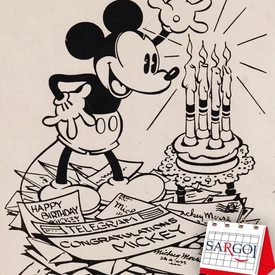 It's November 18th and it's Micky Mouse's Birthday