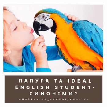 ПАПУГА ТА IDEAL ENGLISH STUDENT- СИНОНІМИ?