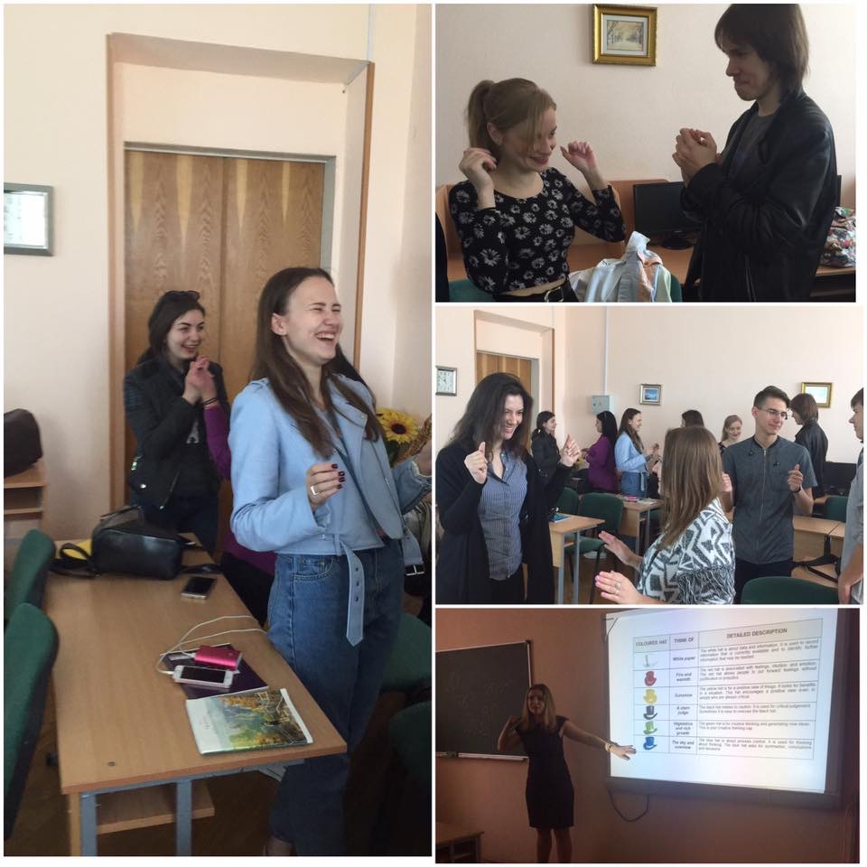 Тренінг-семінар «Team think versus Group think» для майбутніх викладачів від засновниці та директора мережі Speak &amp; Go Анастасії Рибак.