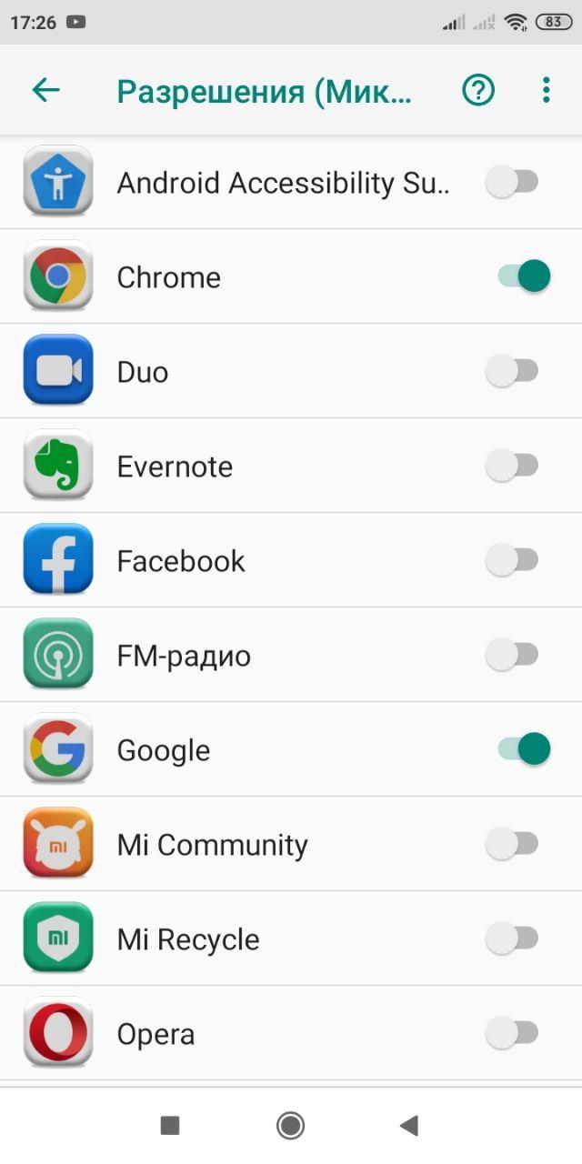 Зайти в "Микрофон" та надати дозвіл браузеру Chrome.