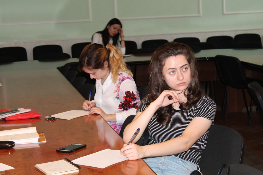 Anastasia Rybak Meeting With Educators And Teachers At Ivan Ogienko National University, Kamyanets-Podilskyi